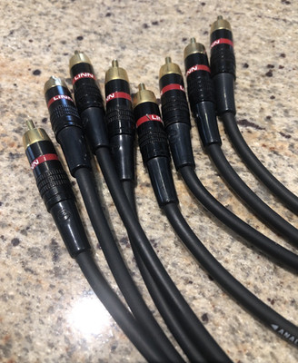 Linn Analogue Interconnect RCA 4 Ft. Audio Cable Pair (2) Cable Set -4 Available
