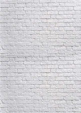 5X7Ft White Brick Wall Backdrop Vinyl White Brick Backdrops for Photography Baby