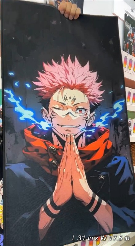 JUJUTSU KAISEN JJK Anime Custom Flat/Not Fluffy Detailed Area Rug