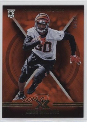 2017 Panini XR Rookies Orange 6/75 Josh Malone #102 Rookie RC y0i