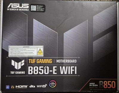 ASUS TUF GAMING B850-PLUS WIFI AMD AM5 B850 ATX motherboard- New in Box!