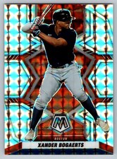 2022 Panini Mosaic SILVER MOSAIC #151 Xander Bogaerts Boston Red Sox