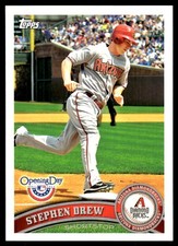 Stephen Drew 2011 Topps Opening Day #123 Diamondbacks MLB READ FREE SHIPPING