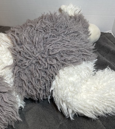 Peluche cane da pastore Jellycat London grigio e bianco cane da pecora peluche HTF raro - Foto 3 di 11