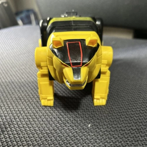 Vintage 1995 Mighty Morphin Power Rangers Deluxe Ninja Megazord Yellow Bear Zord