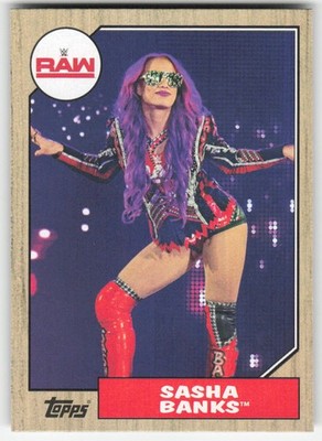 2017 Topps WWE Heritage Sasha Banks #34