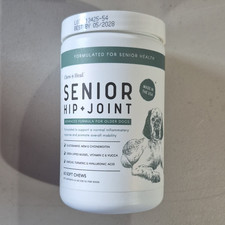 Chew Heal Hip Joint Advanced Soft Chews Senior Dogs S-XL 60 ct Exp 05/2028