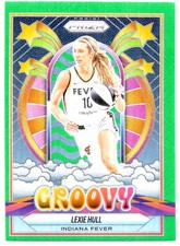 2025 Panini Lexie Hull 11 Groovy Green Prizms Indiana Fever