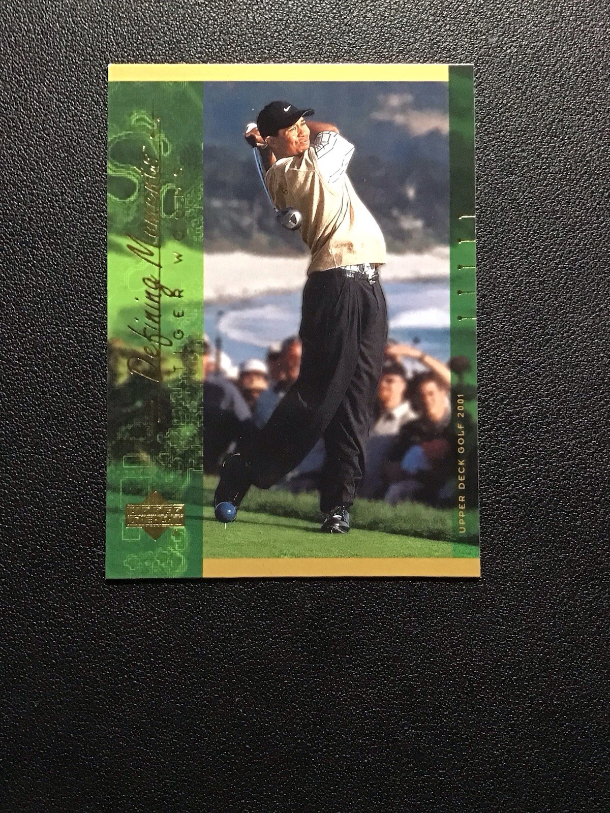 2001 Upper Deck Tiger Woods RC Defining Moments #124 EX-NM