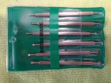 Hand Deburring Tool Set: 6 Pc, High Speed Steel For Hole Edges, Straight Edges