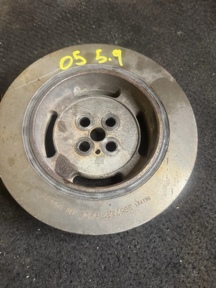 Crankshaft Pulley For 04-05 Dodge Ram 2500 3500 5.9 3957297 Cummins Diesel - Image 3 of 3
