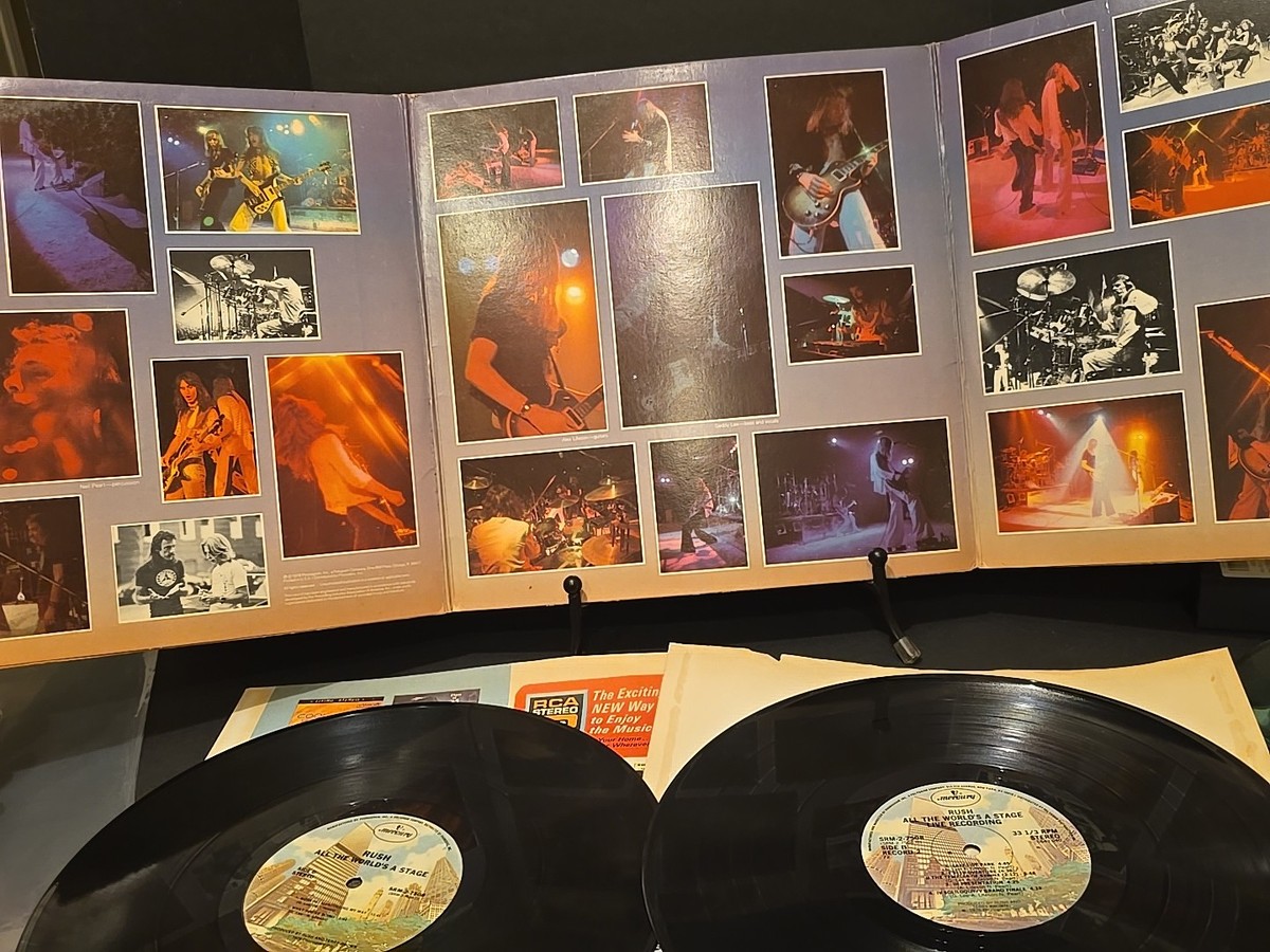 Rush All The World's A Stage OG Vinyl 1ST PRESS 1976 SRM-2-7508