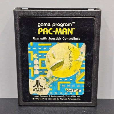 Pac-Man Atari 2600 Tested Working Retro Classic Arcade Maze Action