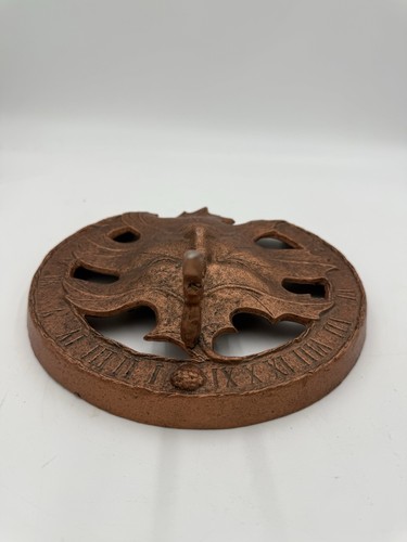 GREENMAN WOODSPIRIT VINTAGE SONNENUHR Carson Statesmetal Freeport PA USA - Bild 2 von 9