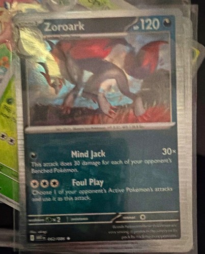 Pokemon TCG Dark Explorers Zoroark 67/86  2012 English holo Nintendo