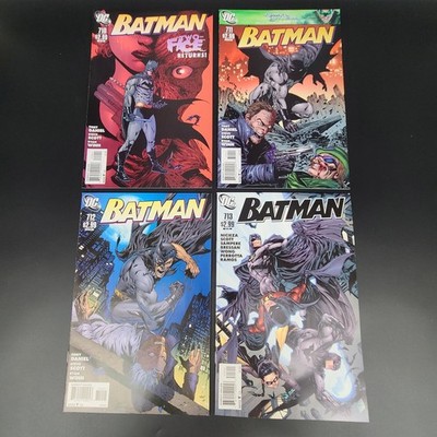 Batman Comic Lot of 4 Issues #710-713 DC Comics Modern Age Two-Face