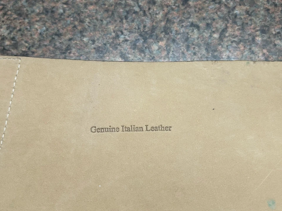 SAKS Fifth Avenue 真皮时尚皮带穿孔压花皮革宽 — 第 3/4 张图片