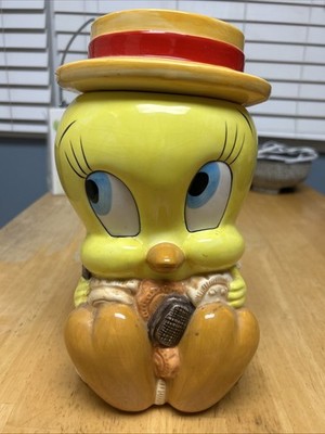 Certified International Corp  Tweety Bird Looney Tunes Ceramic Cookie Jar 1993