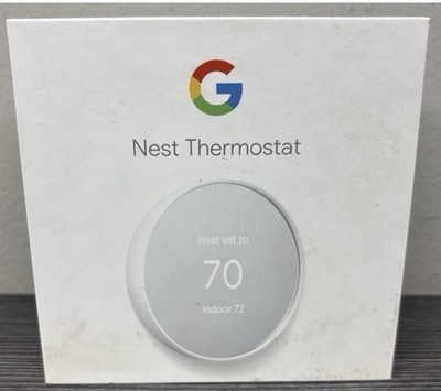 Google Nest Smart Thermostat, Snow - GA01334-US *OPEN BOX*