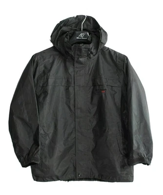 DIDRIKSONS Kinder Jacke 7-8 Jahre 130 cm grau Kapuze Full Zip Polyamid - Bild 1 von 4