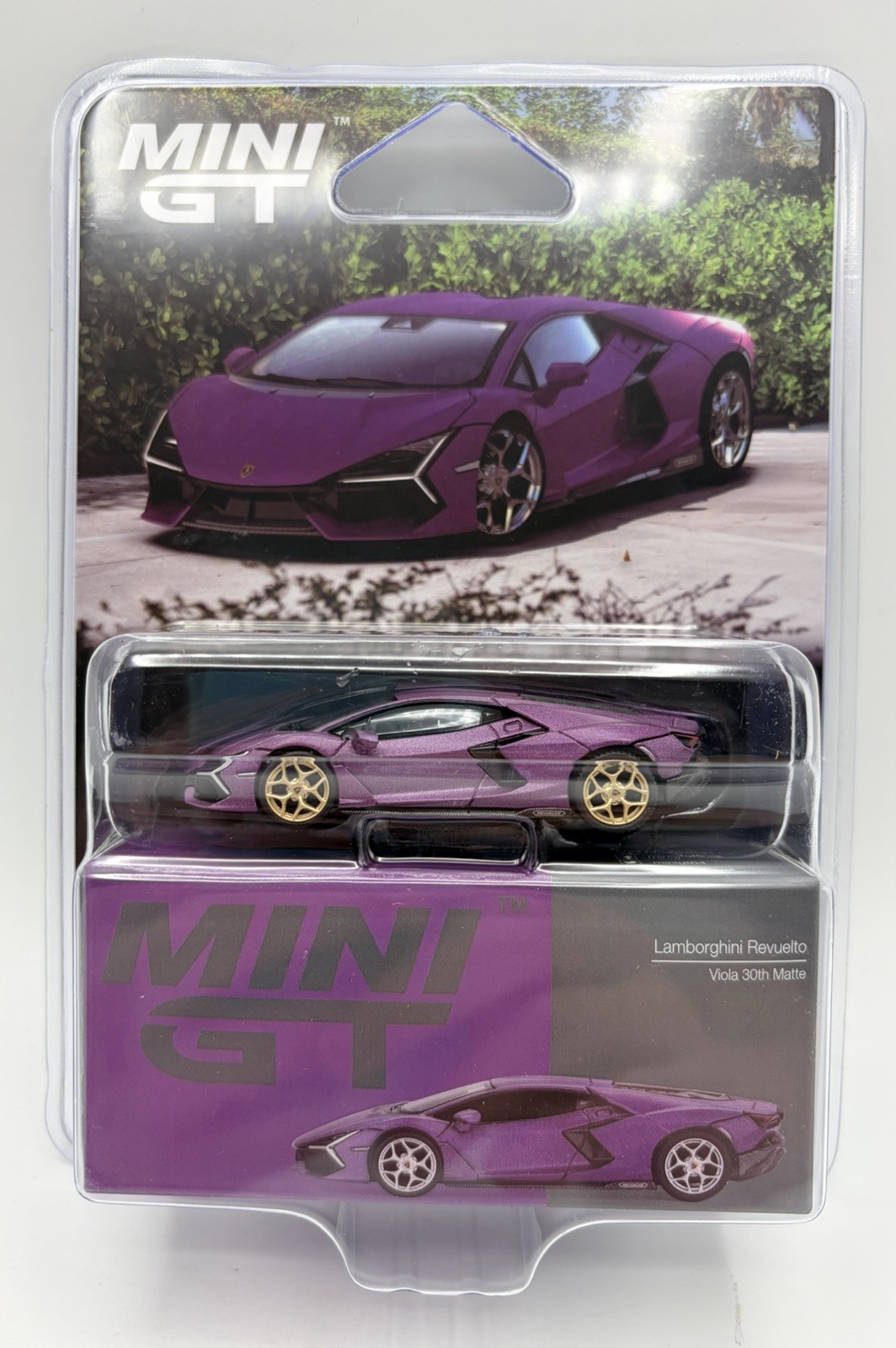 CHASE ! Mini GT 1:64 Lamborghini Revuelto Viola 30th Matte #1121