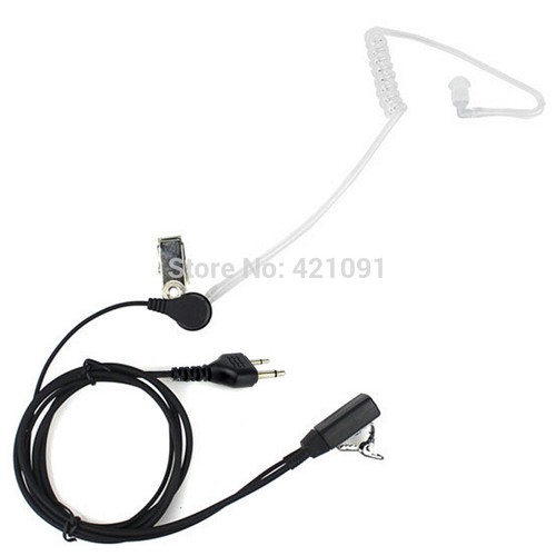 Anti-noise Air Acoustic Tube Headset Microphone Earpiece for Cobra Vertex ICOM - Picture 4 of 6