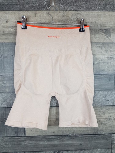 Pantalones Cortos de Ciclismo Hey Harper Sculpt Tiro Alto Medianos M/L Beige Entrenamiento Informal BN - Imagen 2 de 9