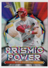 2021 Topps Chrome Rhys Hoskins #PP-13 Prismic Power Philadelphia Phillies