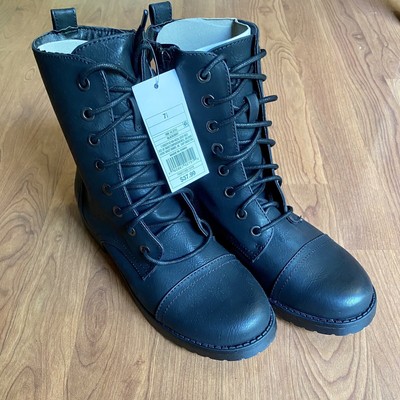 mossimo black combat boots