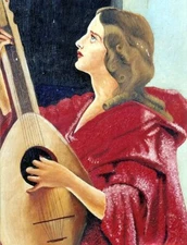 high quality oil painting handpainted on canvas "a Greek Beauty. "