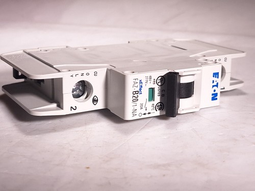 EATON MOELLER FAZ-B20/1-NA CIRCUIT BREAKER DIN MOUNT 1P 20A 277VAC 132687 - Picture 2 of 4