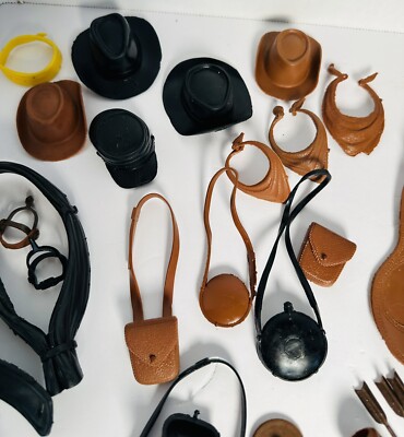 Johnny West - Louis Marx Toy Lot of Action Figures & Accessories