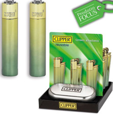 CLIPPER LARGE METAL GREEN GRADIENT + confezione regalo
