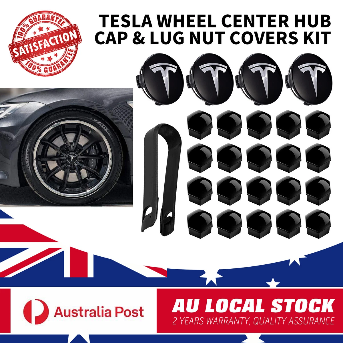 Tesla model y 2024 wheel cap kit