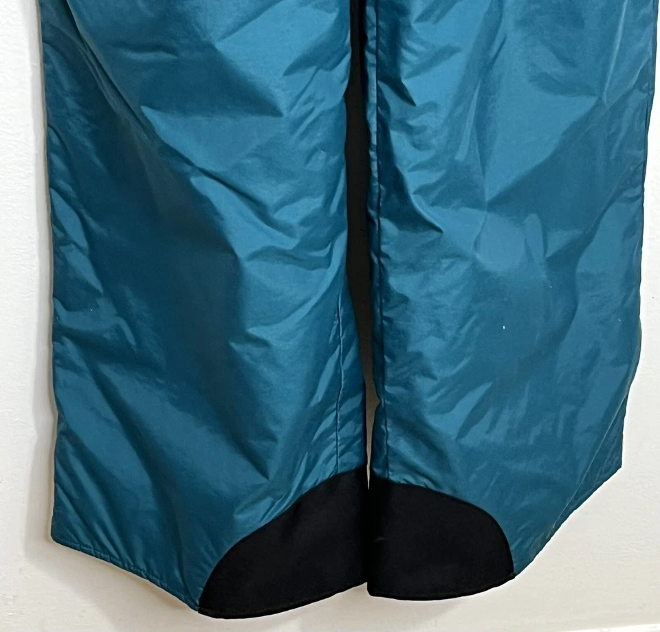 Columbia Snow Pants Hunter Green Vintage Overalls Nostalgic 90s Style WMS Med Foto 3 de 4
