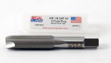 5/8" X 18 UNF H3 3 FLUTE SPIRAL POINT PLUG TAP-REGAL A-5-9-4-13