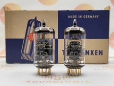 2x Telefunken CCa (E88CC+) Post-Röhre Matching Codes - ◇ Bottom - Ulm '67