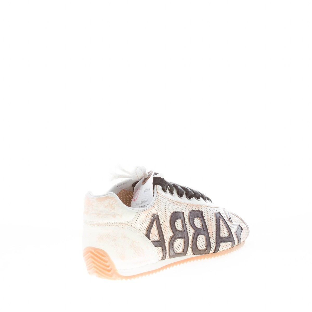 DOLCE & GABBANA herren schuhe Thailandia sneaker perforiertes weiß