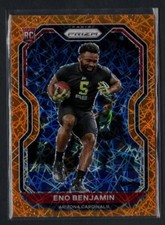 2020 Panini Prizm ENO BENJAMIN RC ORANGE LAZER REFRACTOR PRIZM Arizona Cardinals