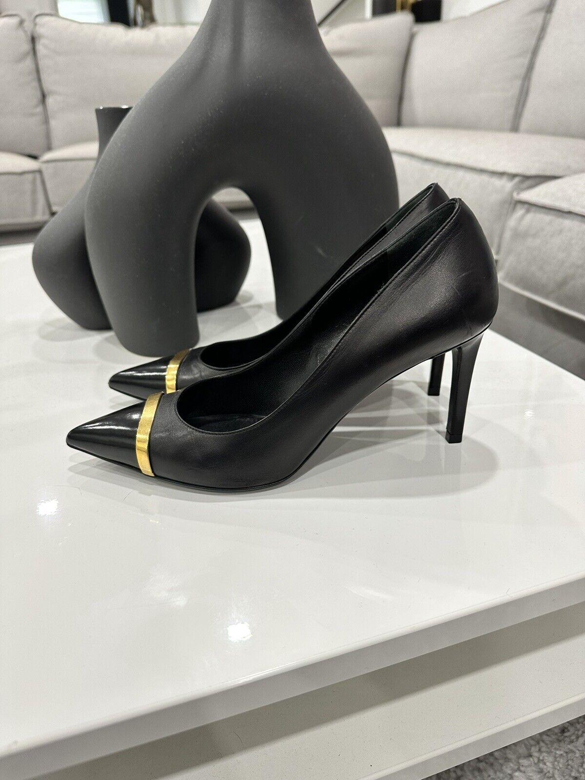 Décolleté Saint Laurent pelle nera 38 5