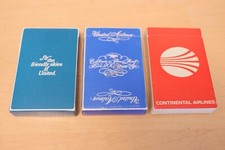 Two Decks Of Vintage United Airlines Playing Cards By U.S.P.C.C. + Bonus