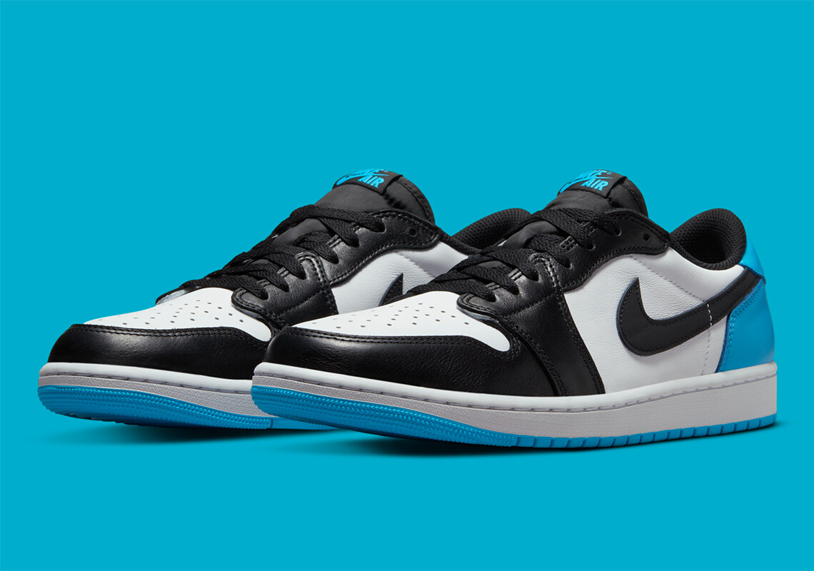New Nike Air Jordan 1 Low OG Dark Powder Blue Black White Low OG