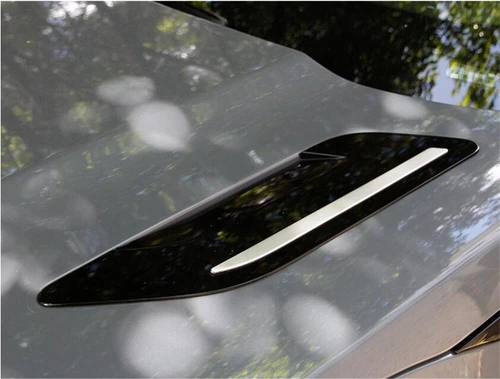 Schwarz Silber Motorhaube Motor Kotflügel Lüftung Auslass Abdeckung für Range Rover Evoque 20+ - Bild 6 von 11