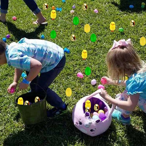 Easter Filler Eggs, Golden Egg, Egg Hunt Decoration, Party Favor, Art Craft Set - Picture 42 of 58