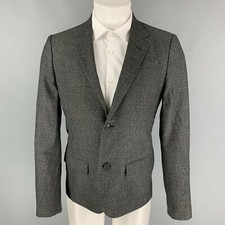 MARC by MARC JACOBS Charcoal Heather Wool Blend Notch Lapel Sport Coat