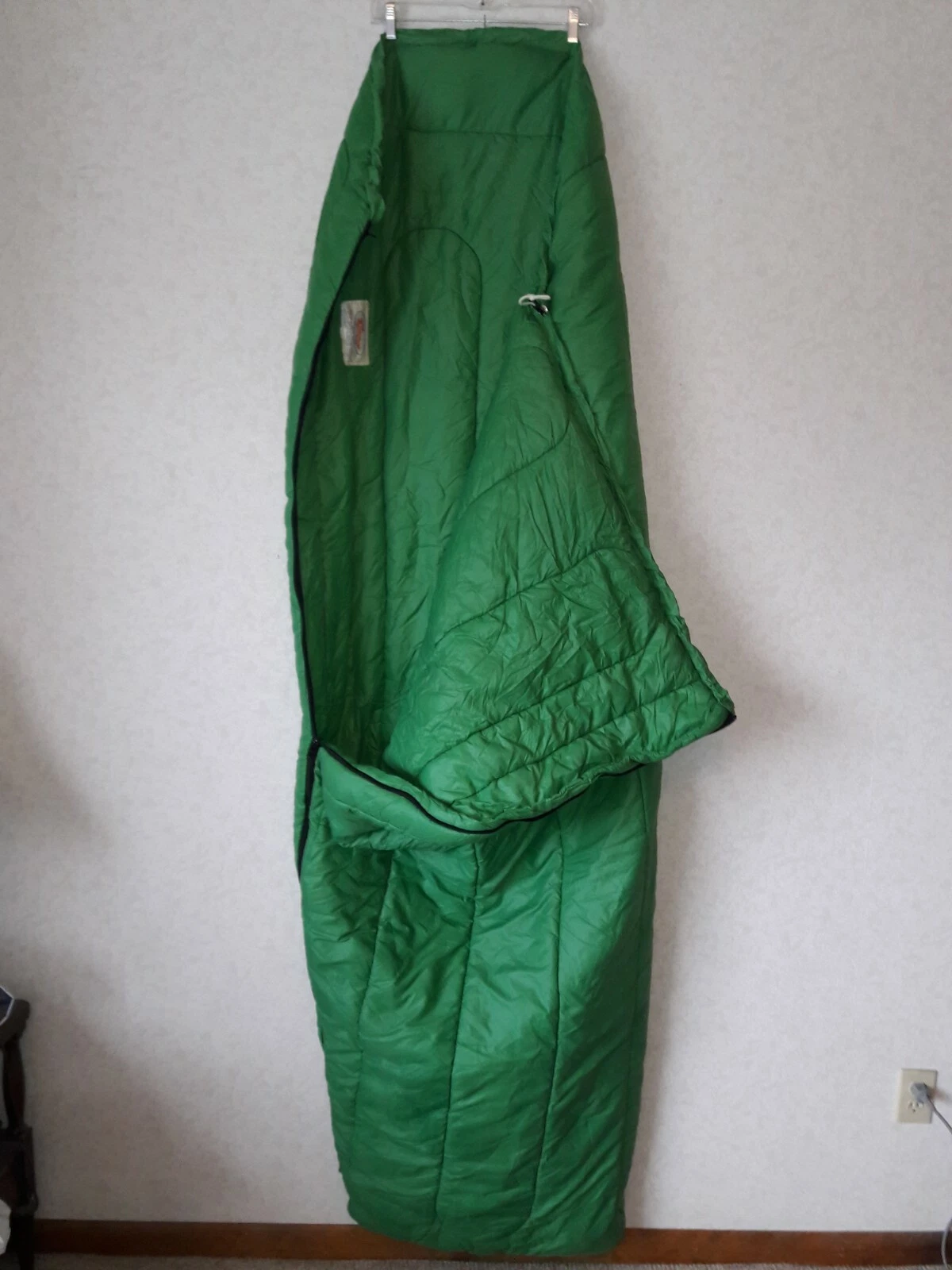 Vintage SLUMBERJACK mummy SLEEPING BAG Polyfill size 84x32" modular stuff sack