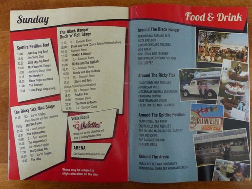 Retrofestival Show Guide (Wings Wheels Speed Steam Music) - Aug 2017 - A3 size - Bild 4 von 4