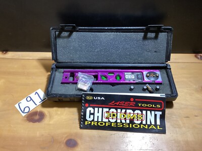 Rare CHECKPOINT Professional Tools LASER LEVEL 3D DMS W/BOX Webb USA Manual Incl
