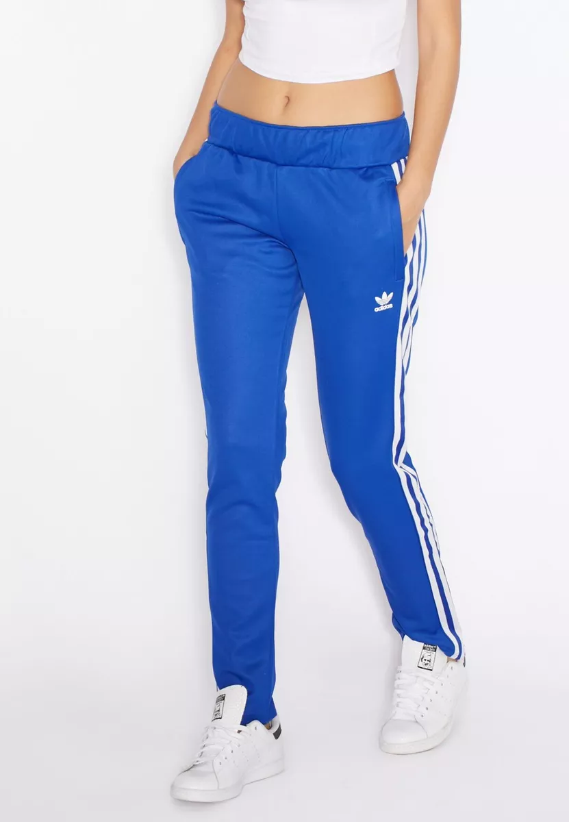 Adidas Europa Sweatpant Track Pants - AB2085 - Blue / White - Small