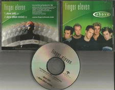 FINGER ELEVEN Above 2TRX w/RARE EDIT PROMO Radio DJ CD Single USA 1999 MINT 11